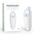 Momcozy Baby Nail File Electric, Rechargeable Baby Nail Clipper, Gentle Baby Nail Trimmer Electric with Night Light, 7 Grinding Head Replacement Pads, Blue by TinyTreasures Baby Boutique