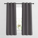 NICETOWN Blackout Window Curtains 63 inch Length 2 Panels - Grommet Top Room Darkening Thermal Insulated Solid Vertical Drapes for Bedroom/Kid Room (37 x 63 Inch, Grey) by TinyTreasures Baby Boutique