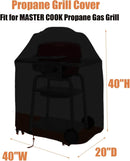 Grills Cover for Master Cook Propane Gas Grill, Waterproof Outdoor Barbecue Grill Covers - 20" D x 40" W x 40" H by GreenHaven Gardens