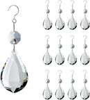 12pcs Crystal Suncatchers, Hanging Crystals Chandelier Prisms for Windows, Rainbow Maker Home Decoration by GreenHaven Gardens