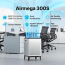 Coway Airmega 300S App-Enabled Smart Air Purifier (Covers 1,256 sq. ft.), True HEPA Air Purifier with Smart Technology, Compatible with Amazon Alexa by TinyTreasures Baby Boutique