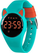 Kids Watches for Girls Boys Digital Sport Watch with Step Counter Pedometer Vibration Alarm Clock, No App Waterproof Fitness Tracker Kids Watch Boys Girls Teens Students Ages 5-16 by TinyTreasures Baby Boutique