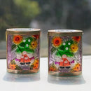 Starsoul 2 Pack Hanging Solar Lantern Outdoor Waterproof Glass Gnome and Sunflowers Decorative Solar Lights for Outside Garden Yard Table Patio Decor by GreenHaven Gardens