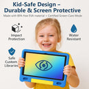 10.1 Inch Kids Tablet with Shockproof Case | Android 14, 64GB+8GB RAM, 12H Battery | Parental Control, Google Kids Space & Preloaded Educational Apps | WiFi 6, HD Display, Ages 3-12 by TinyTreasures Baby Boutique