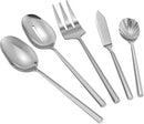 Silverware 45-Piece Flatware Set with Serving Utensils Stainless Steel Thick Heavy Mirror Polished Silver Cutlery Set for Wedding Hotel Restaurant, Service for 8 by CozyNest Decor