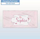 Personalized Baby Crib Set, 5 Pcs Custom with Name, Soft Elephant Crib Bedding, Double Layer Toddler Infant Bedding, New Parents Gifts by TinyTreasures Baby Boutique