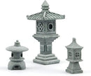 3 PCS Miniature Figurines Stone Pagoda Lantern Garden Statues Tiny Home Kit Meditation Accessories for Zen Garden Home Decor Yard Decorations Outdoor Statues Asian Garden Decor Japanese Gifts (2) by GreenHaven Gardens