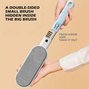 Multi-Functions Travel Lint Remover, Pet Hair Remover, Fur Remover for Dogs & Cats, Efficient Hair Collector,Pet Hairs Brush,Magic Fur Brush D (Blue) by CozyNest Decor