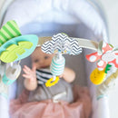 Taf Toys ‘Tropical Orchestra Arch’ | Ideal for Infant & Toddlers, Fits Stroller & Pram, Activity Arch with Fascinating Toys, Stimulates Baby’s Senses and Motor Skills Development, Easier Outdoors by TinyTreasures Baby Boutique
