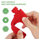 Fu Store Soft Silicone Teething Toys for Toddlers Infant Tools Shape Baby Teethers Relief Soothe Babies Gums Set (2 Pack Hammer Set) by TinyTreasures Baby Boutique
