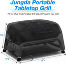 Tabletop Grill Cover for Char Broil Portable 240 Liquid Gas Grill,Waterproof Small Table Top BBQ Cover,Heavy Duty Outdoor by GreenHaven Gardens