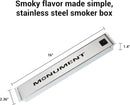 Monument Grills Larger 4-Burner Propane Gas Grills Stainless Steel with Smoke Box(2 items) by GreenHaven Gardens