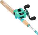 Sougayilang Fishing Rod and Reel Combo, 2-Piece 5-Foot 6-Inch Graphite & Fiberglass Rod, Durable and Strong, Quickset Anti-Reverse Fishing Reel (1Pack/2Pack) by TinyTreasures Baby Boutique