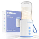 Portable Bottle Warmer, Travel Baby Bottle Warmer for Breastmilk On The Go, Leak-Proof, 2 Modes Fast Heating by TinyTreasures Baby Boutique
