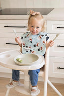 Tiny Twinkle Mess-Proof Baby Bib - Waterproof Bib for Baby Girl or Boy- Machine Washable - Adjustable Closure - PVC, BPA, & Phthalate Free - Great for Travel - Baby Food Bibs (3 Pack,Christmas) by TinyTreasures Baby Boutique