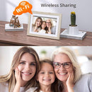 Dragon Touch Digital Picture Frame WiFi 10 inch IPS Touch Screen Digital Photo Frame Display, 32GB Storage, Auto-Rotate, Share Photos via App, Email, Cloud, Classic 10 White, XKS0001-WT-US2 by TinyTreasures Baby Boutique