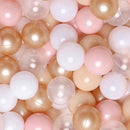 GOGOSO Ball Pits Balls for Toddlers Pack of 50 100 200 Plastics Shape Ball Non-Phthalate Non-BPA Non-Toxic 2.2-Inch Crush Proof Play Balls by TinyTreasures Baby Boutique