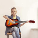 ADM Beginner Acoustic Classical Guitar 30 Inch Nylon Strings Wooden Guitar Bundle Kit for Kid Boy Girl Student Youth Guitarra Online Lessons with Gig Bag, Strap, Tuner, Extra String,Pick,Sunbrust 1 by TinyTreasures Baby Boutique