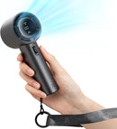 JISULIFE Handheld Fan Pro Series - Extreme Cooling Output: 1-100 Speed Scroll Wheel, Metal Body, Digital Display, 1.5H Fast Charge, 5000mAh-Portable Fan for Travel Outdoor, Gifts for Women Men(Grey) by TinyTreasures Baby Boutique