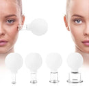 Meifuly Facial Cupping Set, 4 PCS Silicone Vacuum Suction Face Massage Cups, Skin Tightening Kit for Eyes, Face and Body (White) by CozyNest Decor