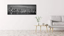 Wieco Art Framed Wall Art Chicago City Center Skyline Black and White Wall Decor Canvas Prints Modern Cityscape Wall Decorations for Living Room Pictures for Bedroom Decorations by CozyNest Decor