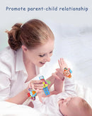 BLOOBLOOMAX Sock rattles for Babies 0-24 Months Baby Animal Foot Finder Educational Toys by TinyTreasures Baby Boutique