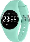Kids Watches for Girls Boys Digital Sport Watch with Step Counter Pedometer Vibration Alarm Clock, No App Waterproof Fitness Tracker Kids Watch Boys Girls Teens Students Ages 5-16 by TinyTreasures Baby Boutique