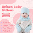 Newborn Baby Mittens Infant No Scratch Gloves Cotton Mitts for Baby Girls Boys by TinyTreasures Baby Boutique