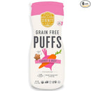 Serenity Kids 6+ Month Grain-Free Baby Veggie Puffs - No Added Sugar - Gluten-, Rice-, Dairy- & Soy-Free - Organic Cassava, Carrot & Beet - Portable Toddler Snacks - 1.5 Oz, 6 Pack by TinyTreasures Baby Boutique