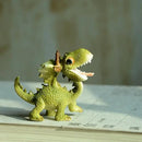 Top Collection Miniature Fairy Garden and Terrarium Statue, Mini Dragon, Green by GreenHaven Gardens