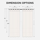 Joydeco Blackout Curtains 84 Inch Long for Bedroom, Thermal Insulated Black Out Curtains 2 Panels Set, Room Darkening Drapes for Living Room Window (W52 x L84 Inch, Beige) by TinyTreasures Baby Boutique