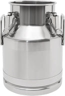 201 Food-Grade Stainless Steel Ice Bucket with Lid, 10L/2.64Gal Good Sealing Storage Canister Milk Bucket Milk Can for Coffee, Tea, Water, Milk, Soup by CozyNest Decor