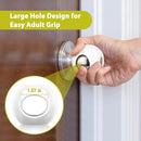 Child Proof Door Knob Covers 6 Pack Door Knob Safety Cover for Kids to Keep Kids from Opening Doors Baby Proof Door Knob Covers 2.7 Inch Large Diameter Child Safety Door Knob Cover Fit More Round Knob by TinyTreasures Baby Boutique