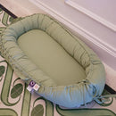 Infant Lounger, Baby Nest Cover for Baby Girls & Boys, Newborn Essentials for Baby 0-18 Months, 100% Cotton Breathable (Spring Green) by TinyTreasures Baby Boutique