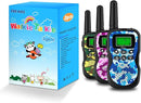 Kids Walkie Talkies,3 Pack 22 Channels 2 Way Radio Toy with Flashlight and LCD Screen,3KM Range Walkie Talkies for Kids Outside Adventures, Camping, Hiking by TinyTreasures Baby Boutique