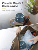 Dreamegg D1 Sound Machine - White Noise Machine with Baby Night Light for Sleeping, High Fidelity Sounds, Timer & Memory Feature, Sound Machine for Baby Adults, Home, Office, Travel (Navy Blue) by TinyTreasures Baby Boutique