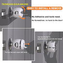 Innovative Door Knob Safety Cover for Kids (4 Pack) New Hidden Holes Covers and Lockable Design Babyproof Door knob Handle Cover - No Screwdriver or Tools Needs by TinyTreasures Baby Boutique