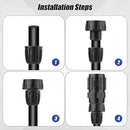 2 Sets Drip Irrigation Pressure Regulator 25PSI & Faucet Adapter Kit, 3/4" Hose Thread Water Pressure Regulator 1/2" Drip Irrigation Tubing Adapter for Drip Irrigation System by GreenHaven Gardens