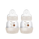MAM Easy Start Anti-Colic Baby Bottles, Extra Slow Flow, Breastfeeding-Like Silicone Nipple Bottle, Reduces Colic, Gas, & Reflux, Easy-to-Clean, BPA-Free, Vented Baby Bottles for Newborns, 0-3 Months by TinyTreasures Baby Boutique