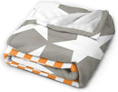 HGOD DESIGNS Tennessee Throw Blanket Ultra Soft Warm All Season Tennessee Orange Grey Star Flag Decorative Fleece Blankets for Bed Chair Car Sofa Couch Bedroom 50"X60" by CozyNest Decor