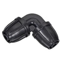 MECCANIXITY Drip Irrigation Elbow Barbed Fitting 8mm/11mm Tubing for Garden Drip Tape Tubing Sprinkler System Black Pack of 8 by GreenHaven Gardens