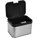 Compost Bin for Countertop, Compost Bucket Indoor Sealed, Food Waste Caddy, 1.13 Gallon Kitchen Compost Container with Lid, Compact and Easy Clean, Black Matte by GreenHaven Gardens