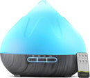500ML Essential Oil Diffuser: Aroma Diffuser with Remote Control for Hotel Spa Yoga Room Humidifier with 14 Colors LED Night Light for Bedroom Home Relaxation, Black by CozyNest Decor