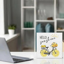 Lemon Decor Summer Decorations Hello Sunshine Wooden Sign Rustic Home Decor 5 x 5 Inches by CozyNest Decor