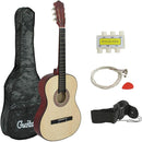 Smartxchoices 38" Kids Acoustic Guitar Kits with Gig Bag, Strap, Pitch Pipe, Extra Set of Strings and Pick for Novice Beginners Music Lovers Kids (Natural) by TinyTreasures Baby Boutique