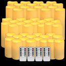 48-Pack LED Flameless Candles with Remote Control - Perfect for Home, Parties, and Special Occasions - Create a Magical Ambiance Effortlessly(Three Sizes) by CozyNest Decor