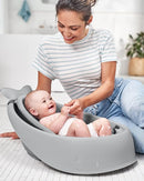 Skip Hop Infant Bath Tub 3-Stage Grow With Baby Smart Sling MOBY Bathtub Grey Age 0+ by TinyTreasures Baby Boutique