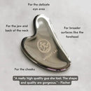 Mount Lai Stainless Steel Gua Sha Facial Tool – The Element of Refinement – Professional Grade Steel Face Sculpting Tool for Lymphatic Drainage, Puffiness Reduction & Refined Results by CozyNest Decor