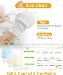 Newborn Baby Mittens Anti Scratch Baby Mittens No Scratch Mittens Baby Gloves for 0-6 Months Boys Girls(6 Pairs) by TinyTreasures Baby Boutique