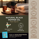 Gya Labs Black Pepper Essential Oil for Comfort - 0.34 Fl Oz - 100% Pure Natural Black Pepper Oil for a Soothing Aromatic Experience & Candle Making Scent by CozyNest Decor